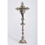 An altar "stool" crucifix