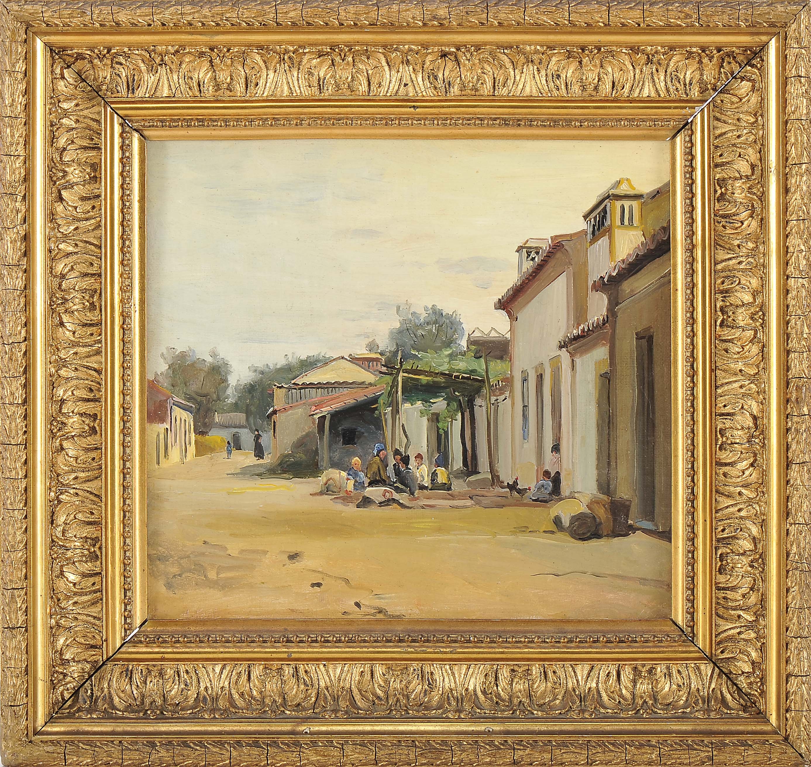 ALFREDO KEIL - 1850-1907 "Rua dos Amores - Collares"