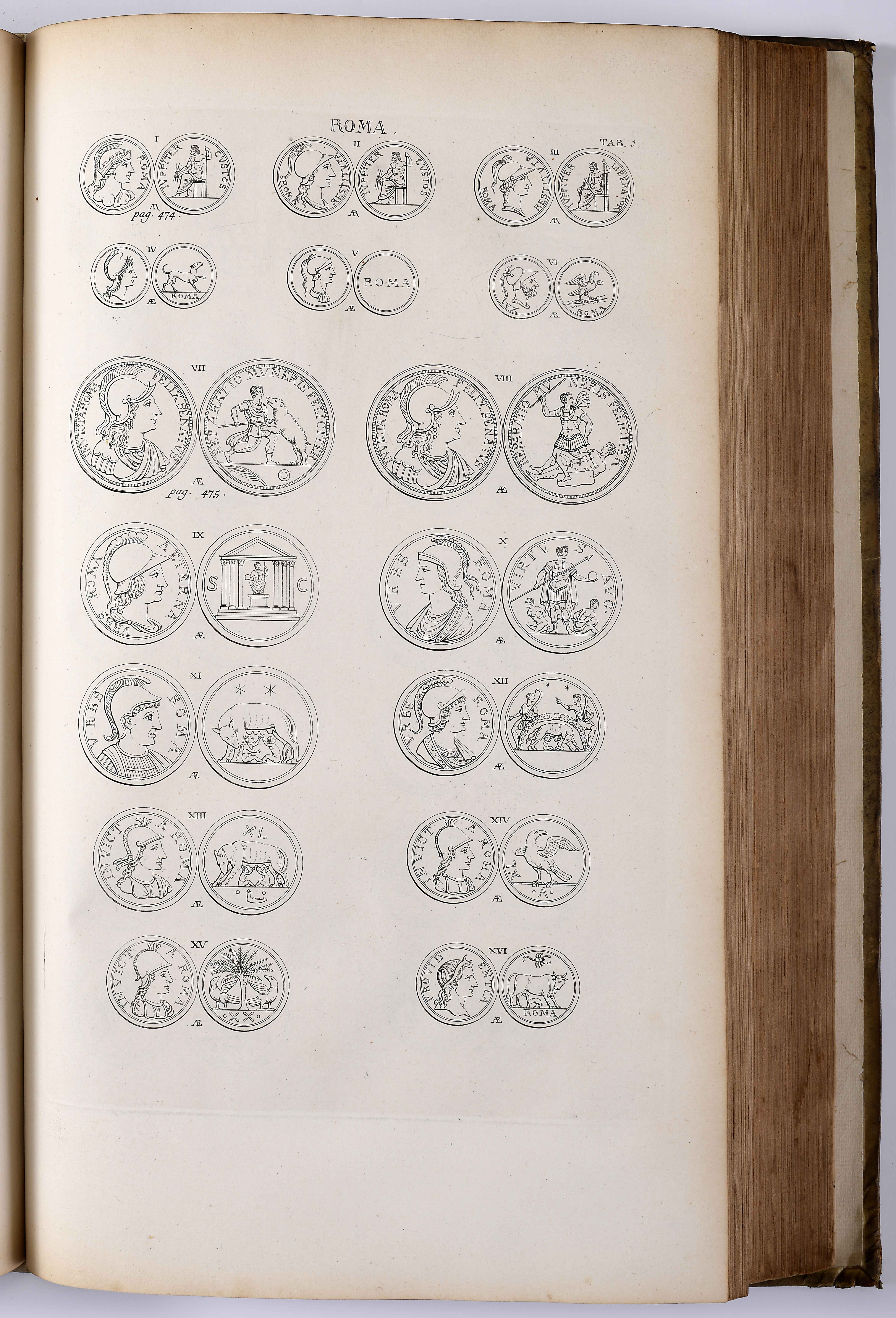MORELLIO, Andrea.- Thesaurus Morellianus, sive Familiarum Romanorum numismata omnia, diligentissime  - Image 6 of 6