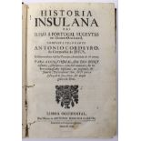 CORDEIRO, Pe. António, S.J.- Historia insulana das ilhas a Portugal sugeytas no Oceano Occidental /