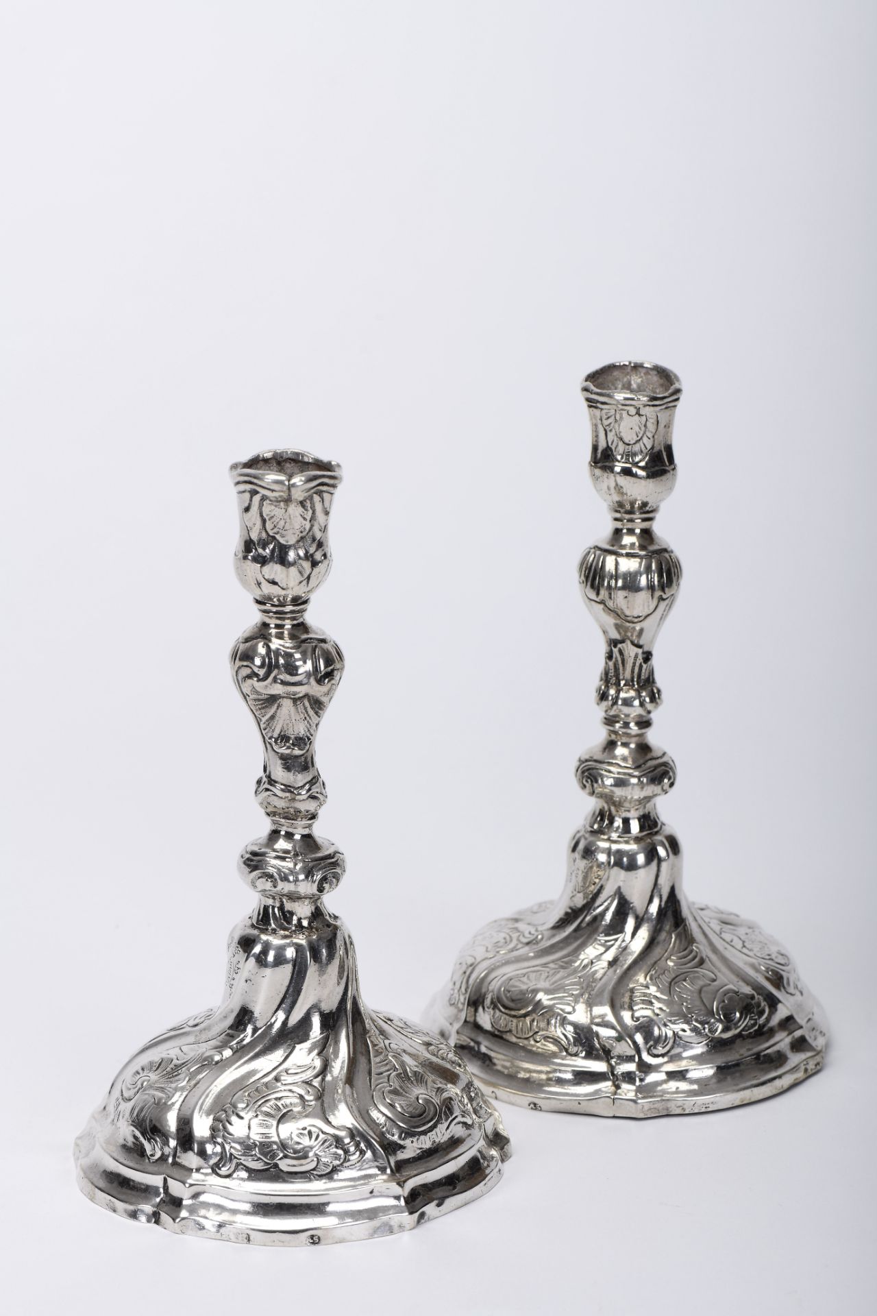 A pair of candlesticks