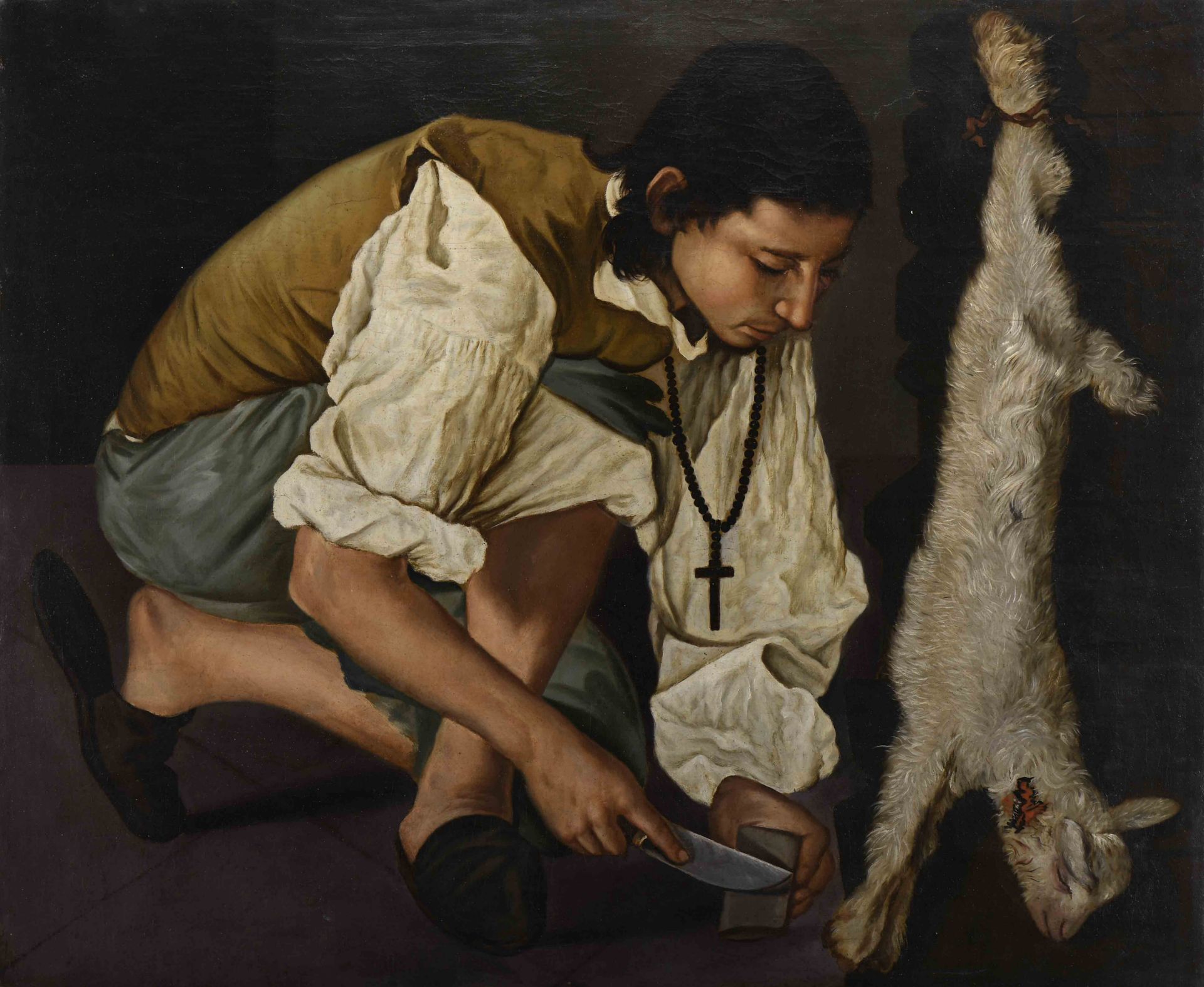 MORGADO DE SETÚBAL (JOSÉ ANTÓNIO BENEDITO SOARES DA GAMA DE FARIA E BARROS) - 1752-1809 A boy slayin - Image 2 of 7
