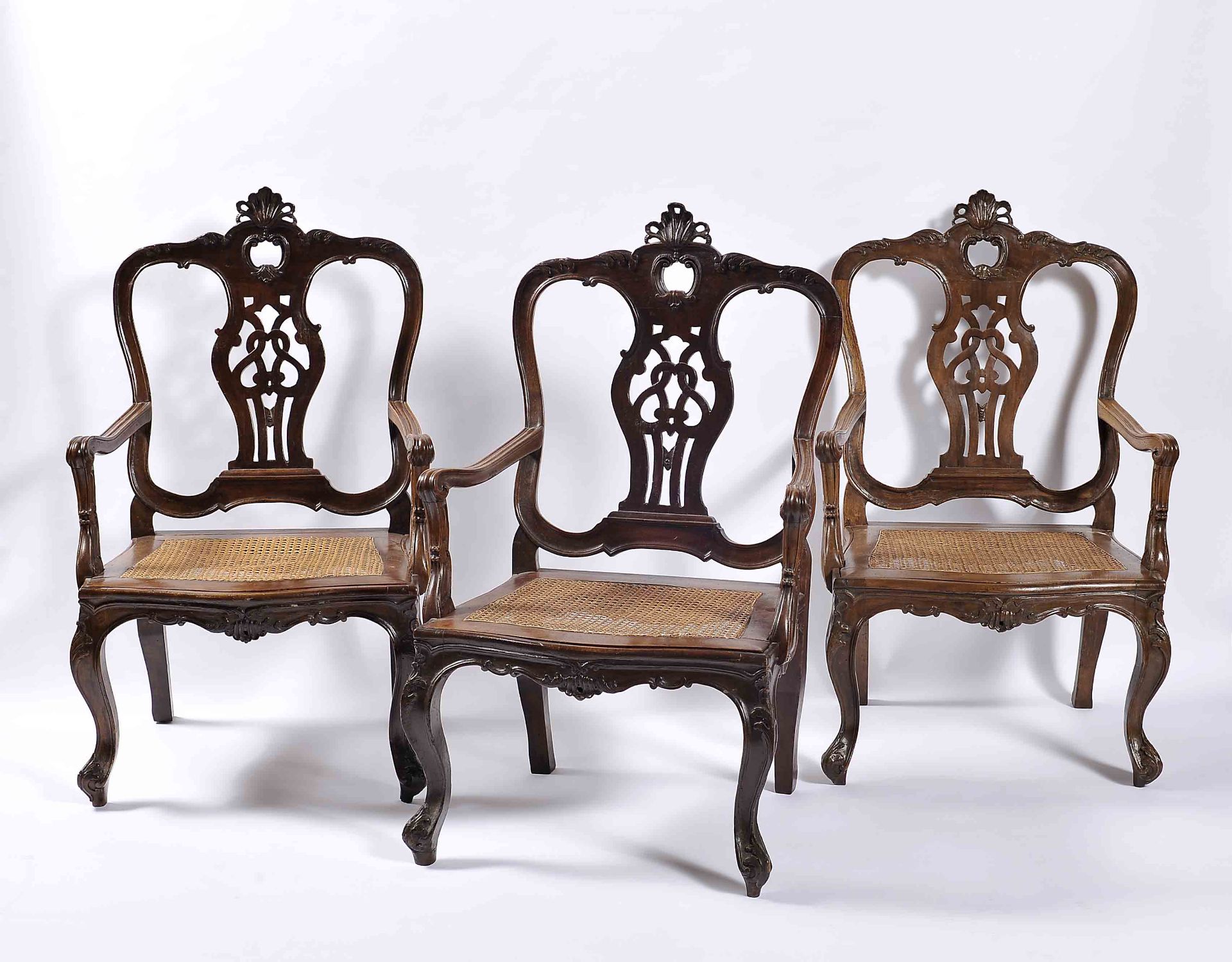 Three arm chairs - Image 2 of 2