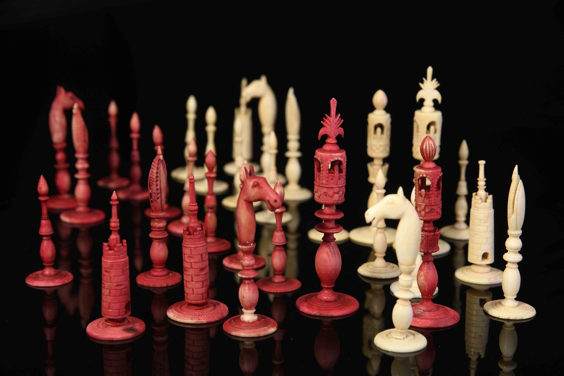Chess pieces - BURMESE style - Image 2 of 5