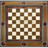Chess and Backgammon board