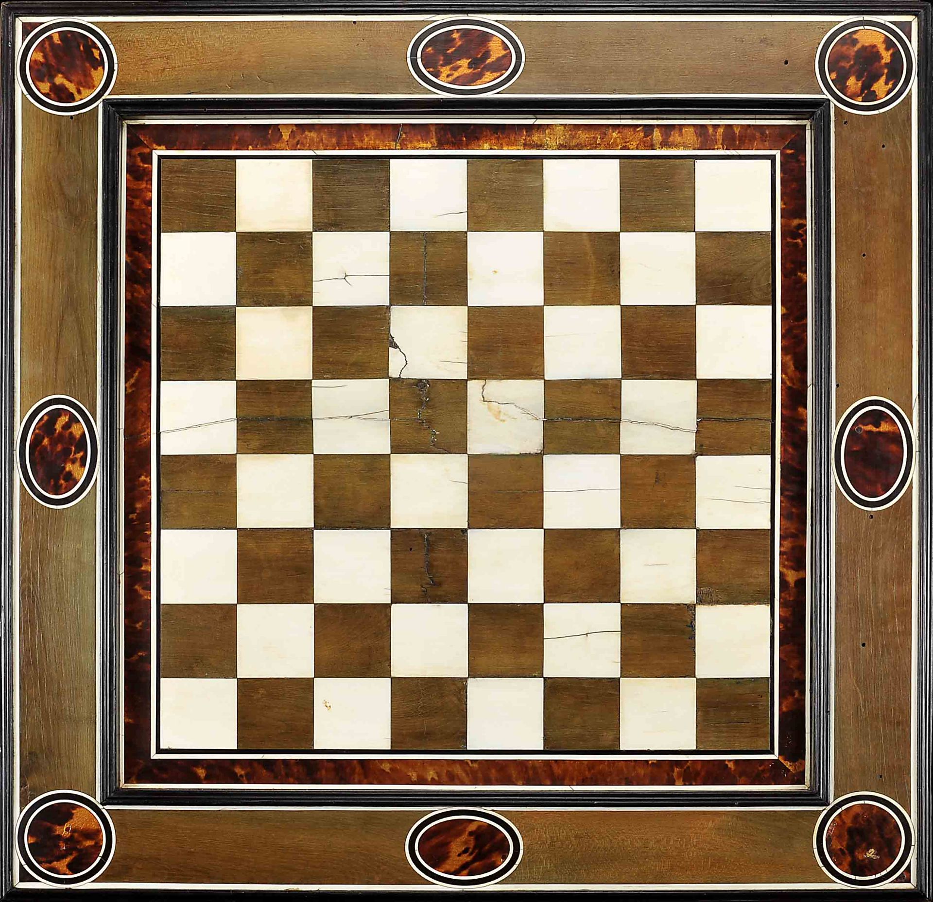 Chess and Backgammon board