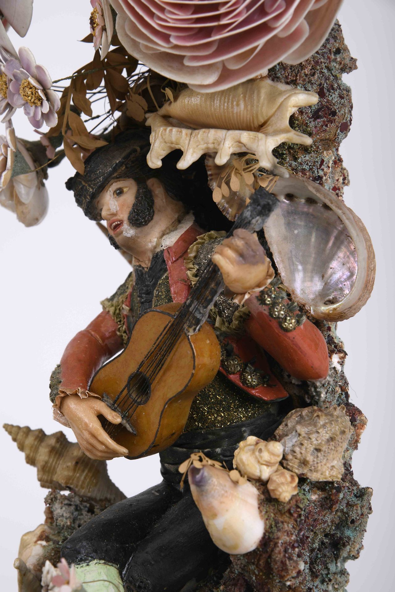 A female figure playing castanets and a male figure playing the guitar - Image 6 of 9