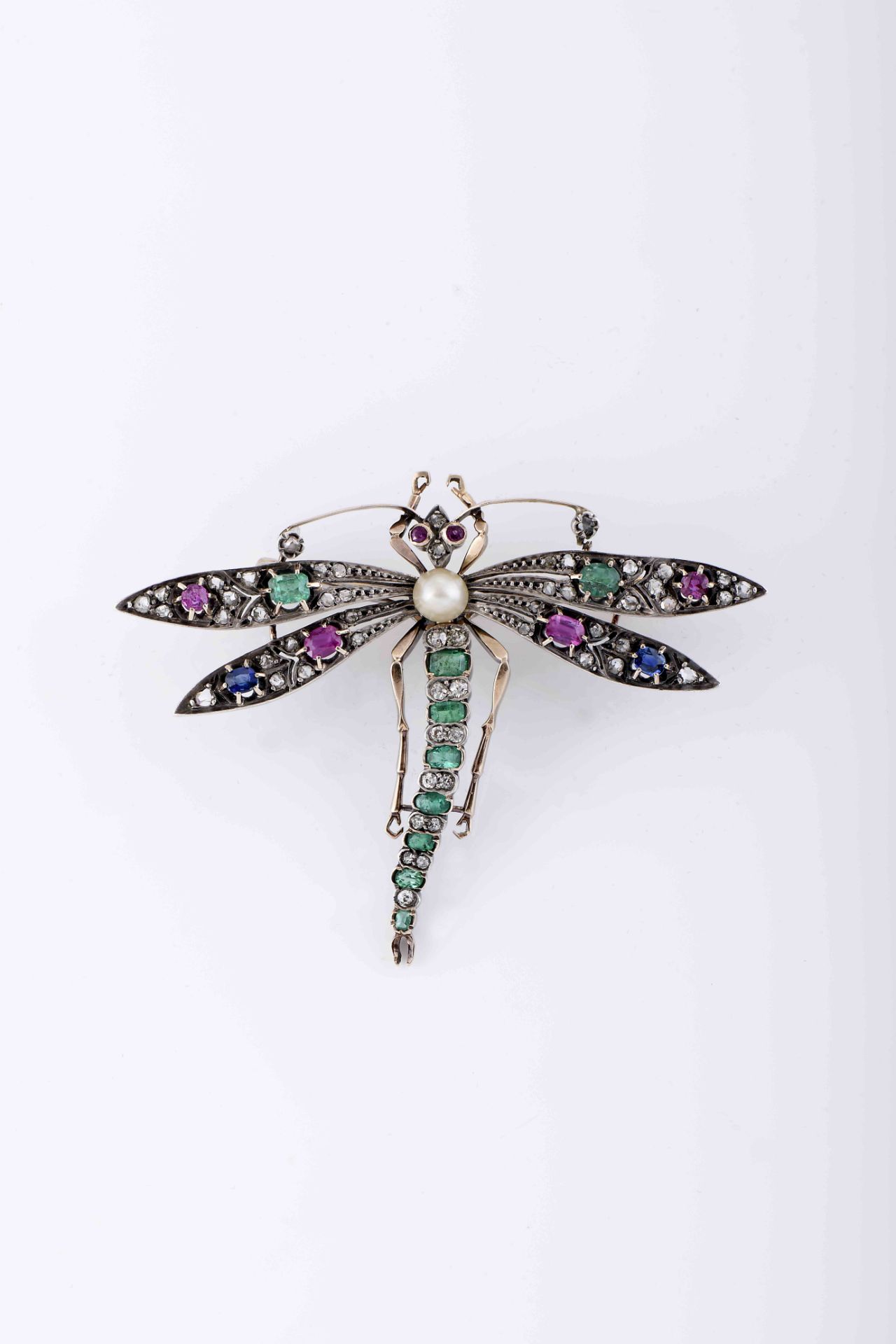 A tremblent brooch/pendant "Dragonfly"