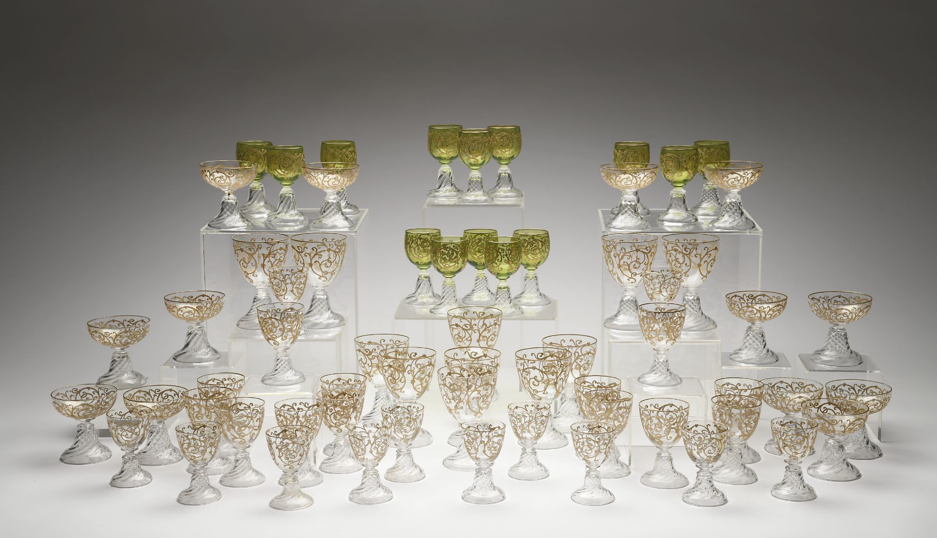 Part of a "Cluny" model glassware - Bild 5 aus 5