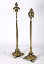 Two stem oil lamps