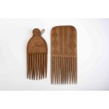 Two different combs