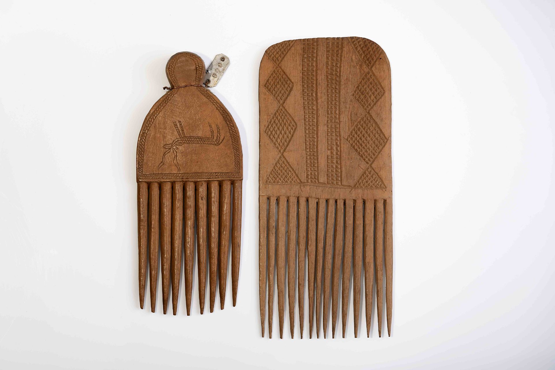 Two different combs