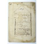 MANUSCRITO.- PONTE DE LIMA.- [Traslado do foral manuelino de Terra de S. Martinho e Burral do Lima].