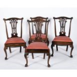 Set of four chairs