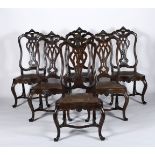 Set of six chairs