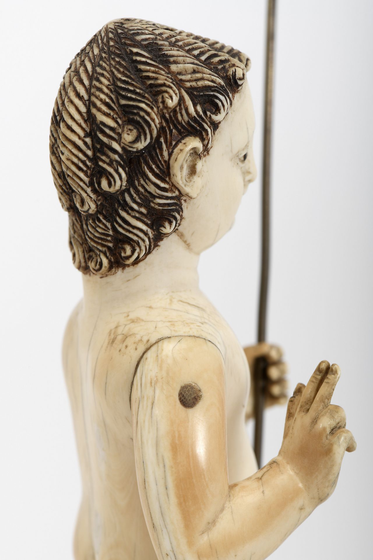 Child Jesus with a Cruciferous Rod on an Orb - Image 4 of 5
