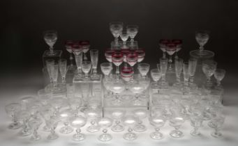 Glassware for twelve people