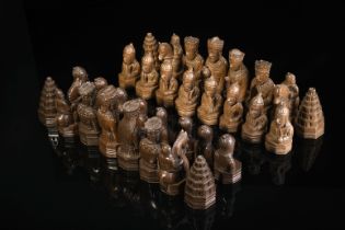 Chess pieces - Ottoman army against Balkan army