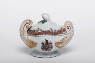 A sauce tureen