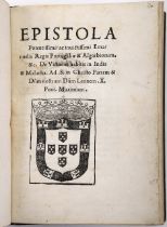 MANUEL I, D. (Rei de Portugal).- EPISTOLA | Potentissimi ac inuictissimi Ema | nuelis Regis portugal