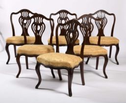 Set of twelve chairs (one armchair)