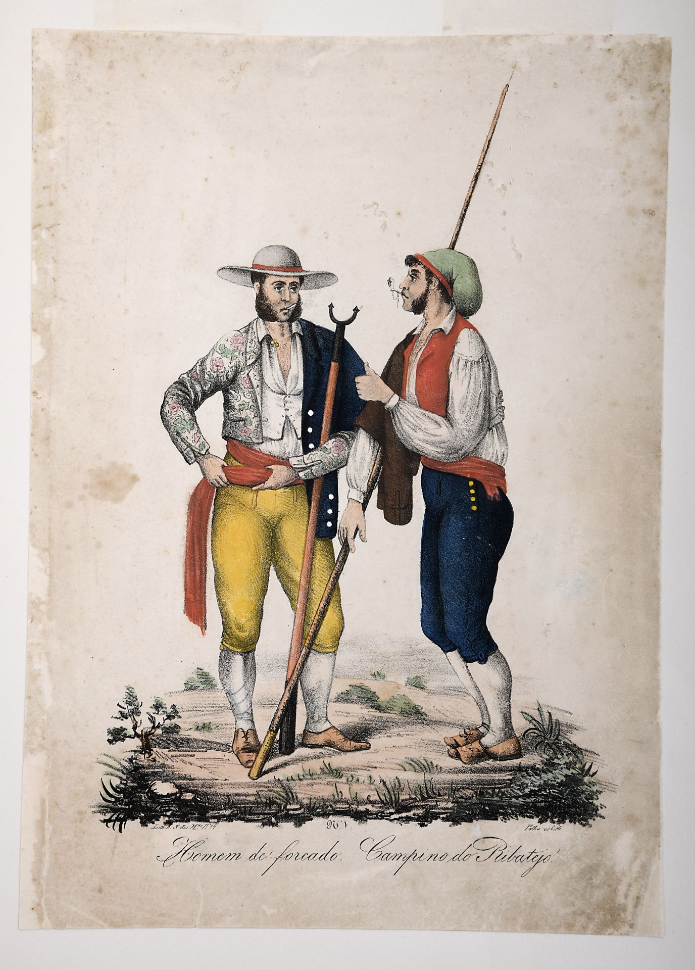 ESTAMPAS.- [COSTUMES PORTUGUESES / litografias de João Palhares].- Lisboa: João Palhares Leite Junio