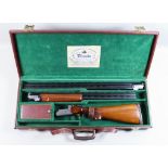 A 12 Bore Over and Under Twin Barrel Set, by Lincoln, Serial No. 19673, 00308 (on spare barrel),