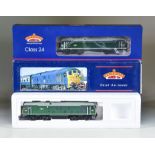 Two Bachmann OO Gauge Class 24 Diesel Engines, comprising - 32429,D5011, BR Green and 32-430a,