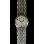 An 18ct White Gold Lady's Manual Wind Wristwatch by Vacheron Constantiene, 18ct white gold case,