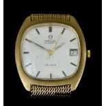 A 9ct Gold Gentlemen's Automatic Wristwatch by Omega, model, De Ville, serial No. 3625045, 9ct