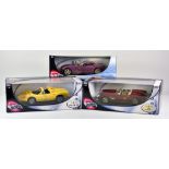 A Selection of 1:18 Scales Model Cars, comprising - Hot Wheels TVR Speed 12, Hot Wheels Dino 246