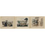 Ramon Torres Mendez (1809-1885) - Six coloured lithographs - Various scenes of Columbia, including
