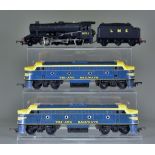 Three Triang "OO" Gauge Locomotives, comprising - two double ended locomotives, R252 and R159, and