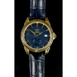 A Gentleman's Chronometer Automatic Wristwatch by Omega, model DeVille, Co Axial, 18ct gold case,