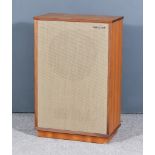 A Tannoy Speaker, in teak case, serial no. 137540, 22ins wide x 33ins high