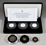 A 2009 Kew Gardens Fifty Pence Piece, two Queen Elizabeth II Longest Reigning Monarch Solid Silver
