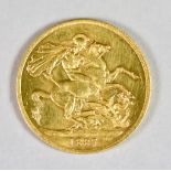 A Victoria Double Sovereign, 1887