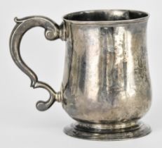 A George III Silver Baluster-Shaped Christening Mug by Benjamin Cartwright, London 1750, with