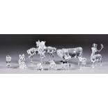 Nine Swarovski Crystal Models - Five models from "Peaceful Countryside Collection" - "Cow", with