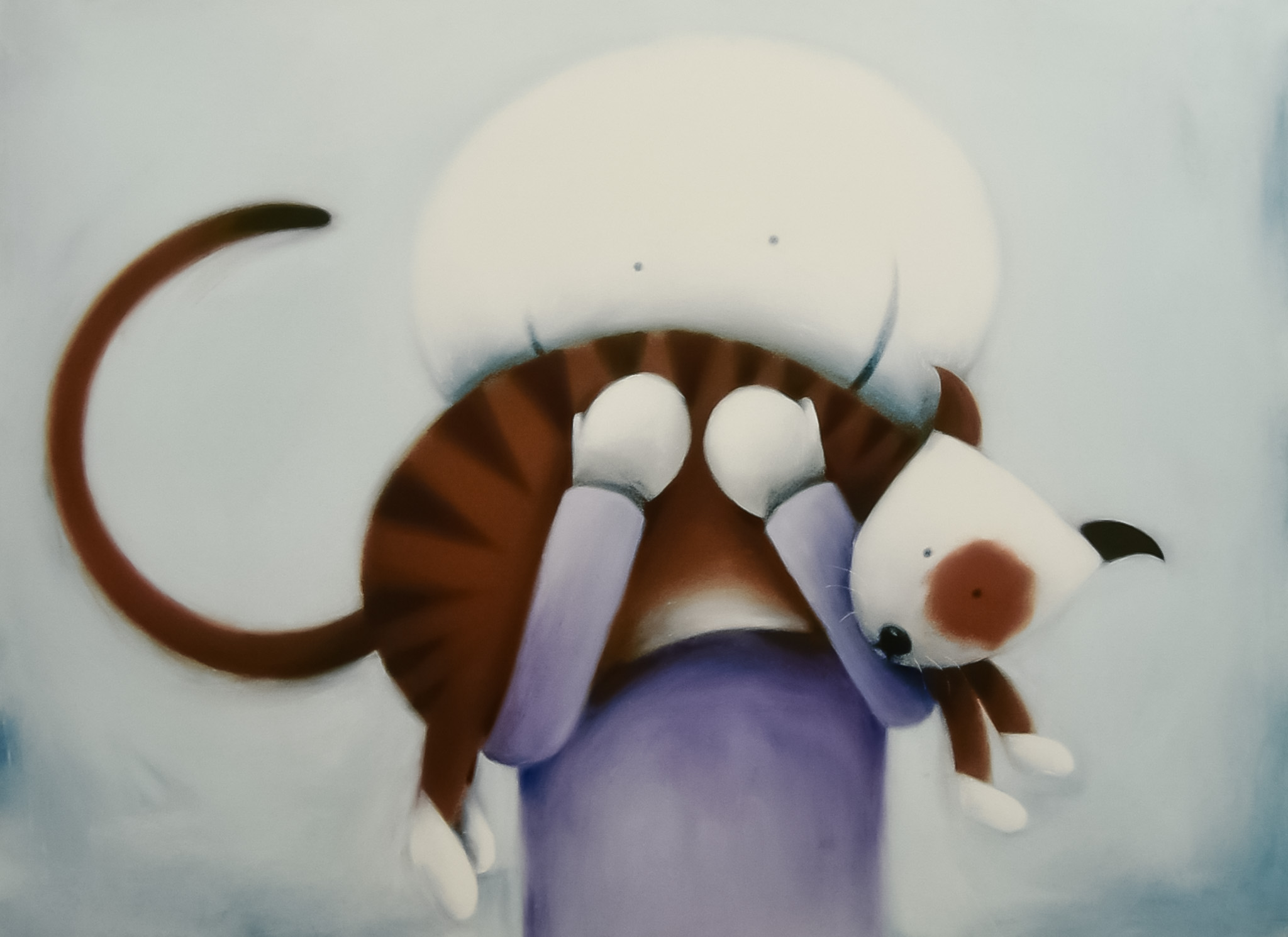 ***Doug Hyde (Born 1972) - Limited Edition Coloured Print - "Tiger", No. 159/495, signed and titled,