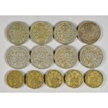 A Large Quantity of Post- and Pre-Decimal British Cupro Nickel Coinage, including - pennies,