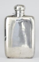 A George V Silver Hip Flask by Atkin Bros, London 1918, of plain rectangular form, 5ins overall,