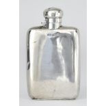 A George V Silver Hip Flask by Atkin Bros, London 1918, of plain rectangular form, 5ins overall,