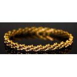 A 9ct Gold 'Flexin' Patent Bracelet, Modern, 230mm inside circumference, gross weight 14.8g