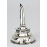 A George III Silver Wine Funnel possibly by I C, London 1786, with bead mounts and removable