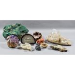 A Large Collection of Mineral Specimens, various types and sizes