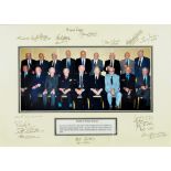 Battle of Britain Heroes - Signed photograph of aircrew from the Battle of Britain, together with