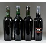 Four Bottles of Port, comprising - one bottle of 1958 Warres (no label) two bottles of 1963