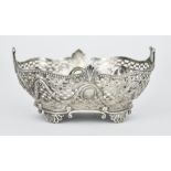 A Late Victorian Silver Oval Basket of Neo Classical Design by Charles Stuart Harris, London 1894,