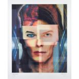 Rex Ray (1956-2015) - Lithograph in colours - "David Bowie 2002", limited edition 26 of 100, in